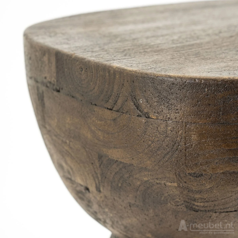Bijzettafel Cobble - Bruin - 230284 37cm – foto 3 – A-meubel