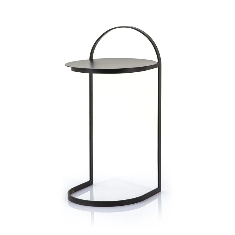 Bijzettafel Garcon 35cm - Zwart - 191641 – A-meubel