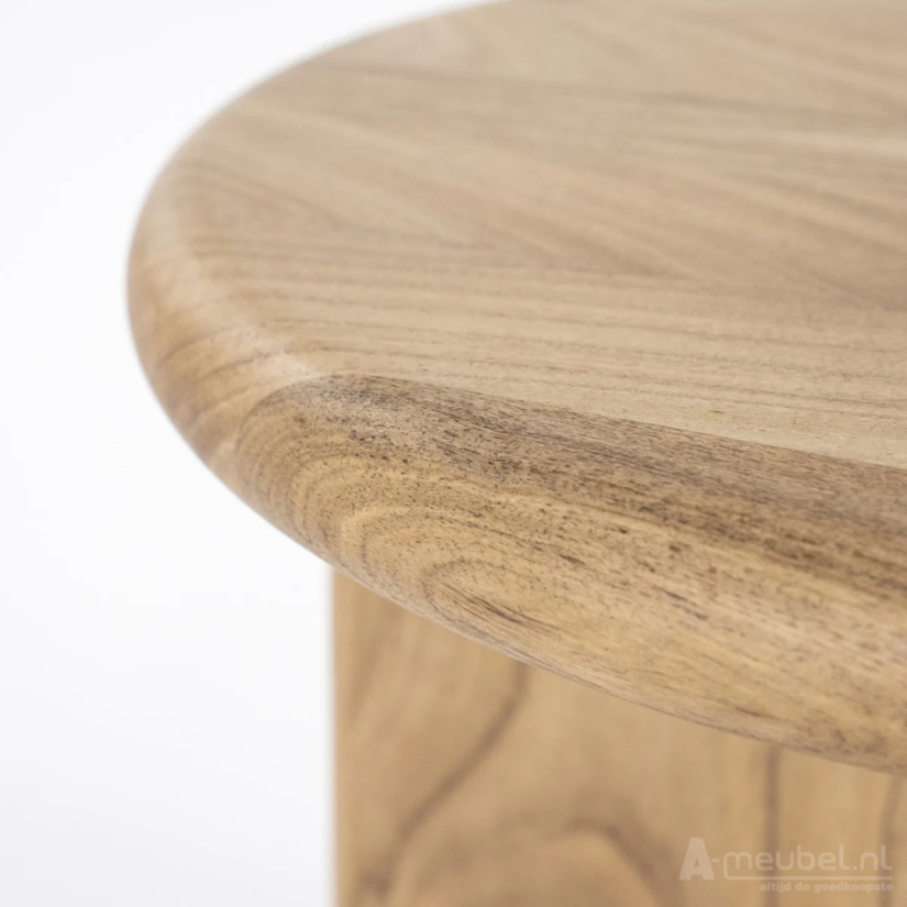 Bijzettafel Leoti Klein - Naturel - 240107 45cm – foto 2 – A-meubel