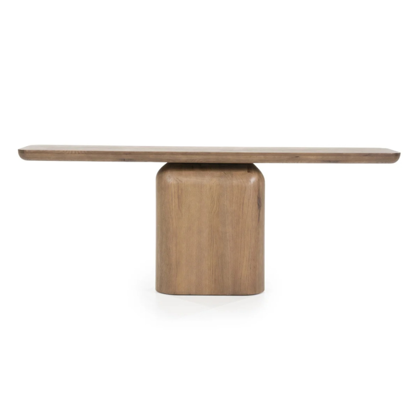 Bijzettafel Leon - 200cm - Bruin - 96207 – A-meubel