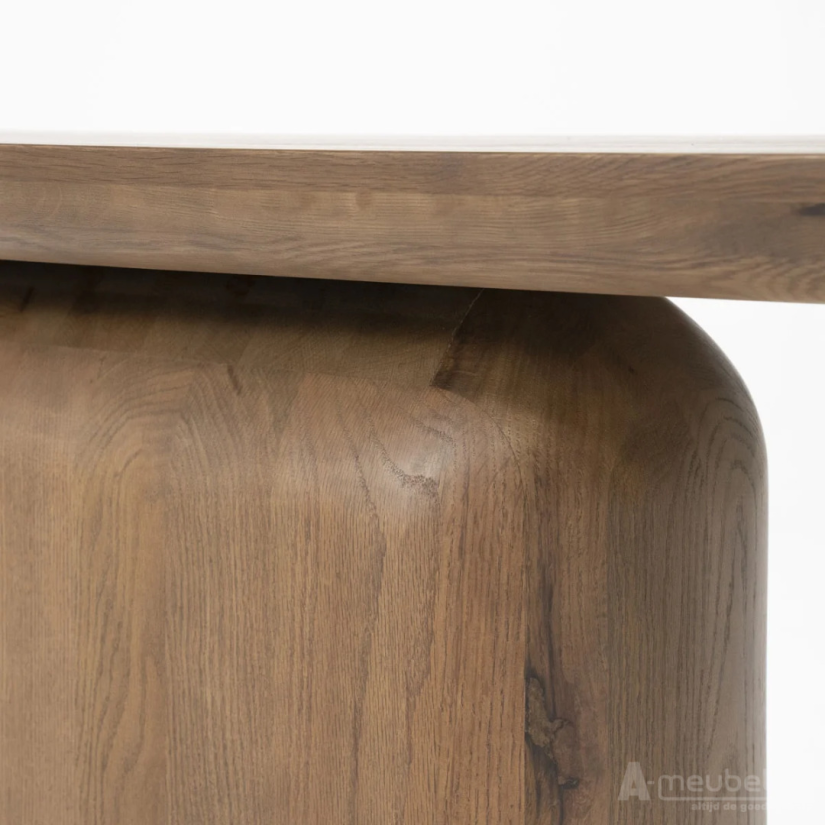 Bijzettafel Leon - 200cm - Bruin - 96207 – foto 5 – A-meubel