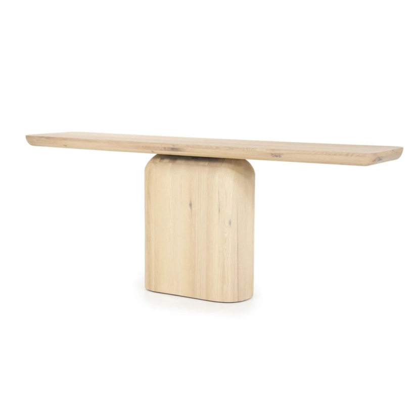 Bijzettafel Leon - 200cm - Naturel - 96206 – foto 2 – A-meubel
