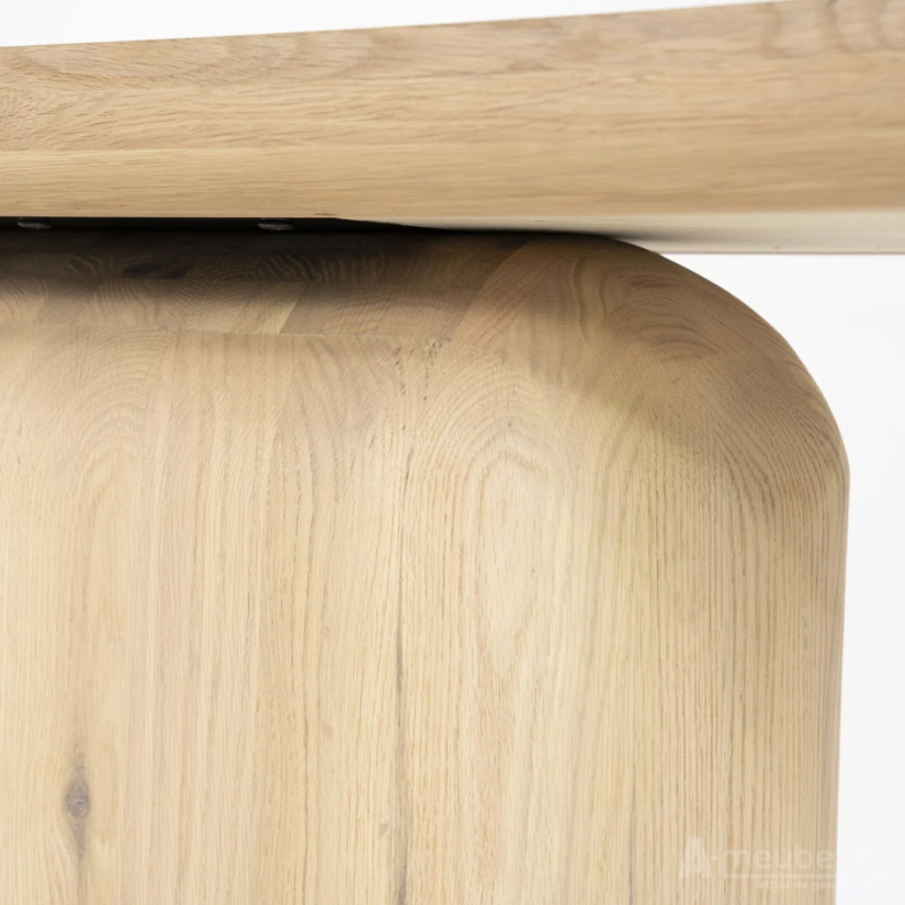 Bijzettafel Leon - 200cm - Naturel - 96206 – foto 5 – A-meubel