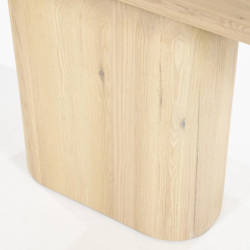 Bijzettafel Leon - 200cm - Naturel - 96206 – foto 6 – A-meubel