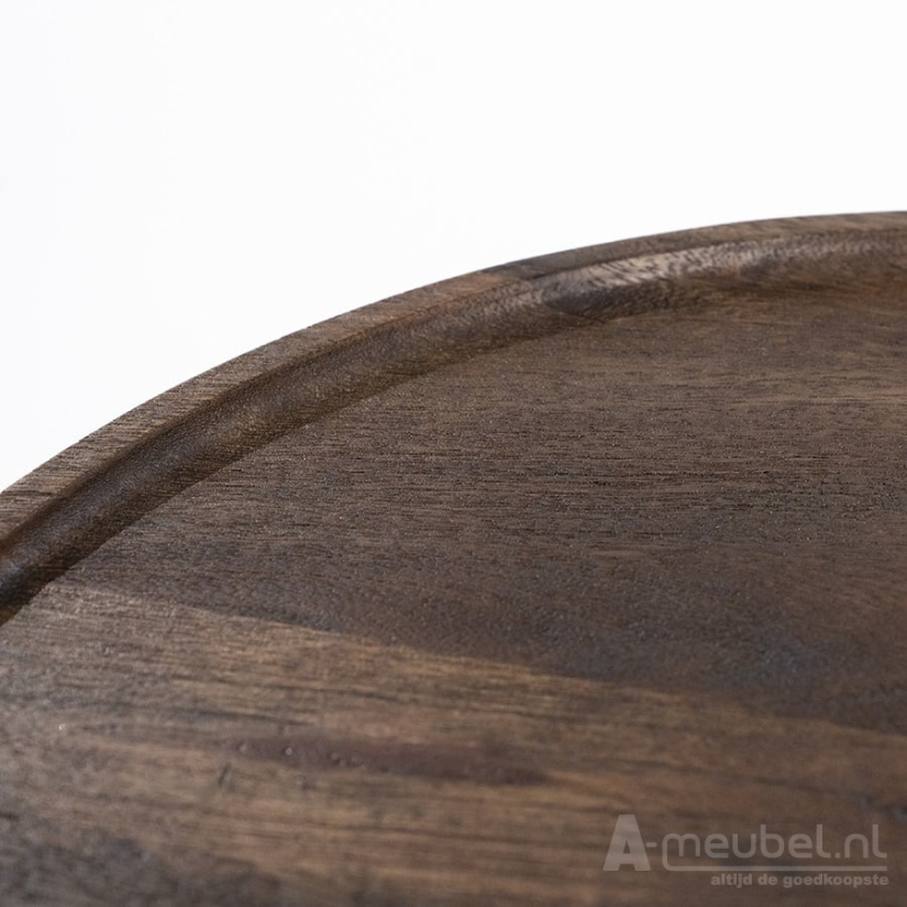 Bijzettafel Ron 46x49 - Bruin - 95650 46cm – foto 3 – A-meubel