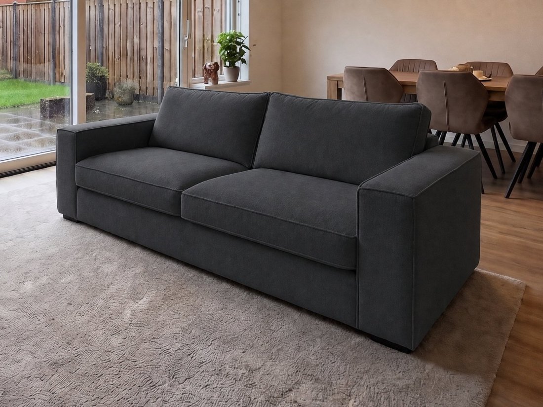 Blaricum 2.5 Zits in antraciet – kleurimpressie – A-meubel