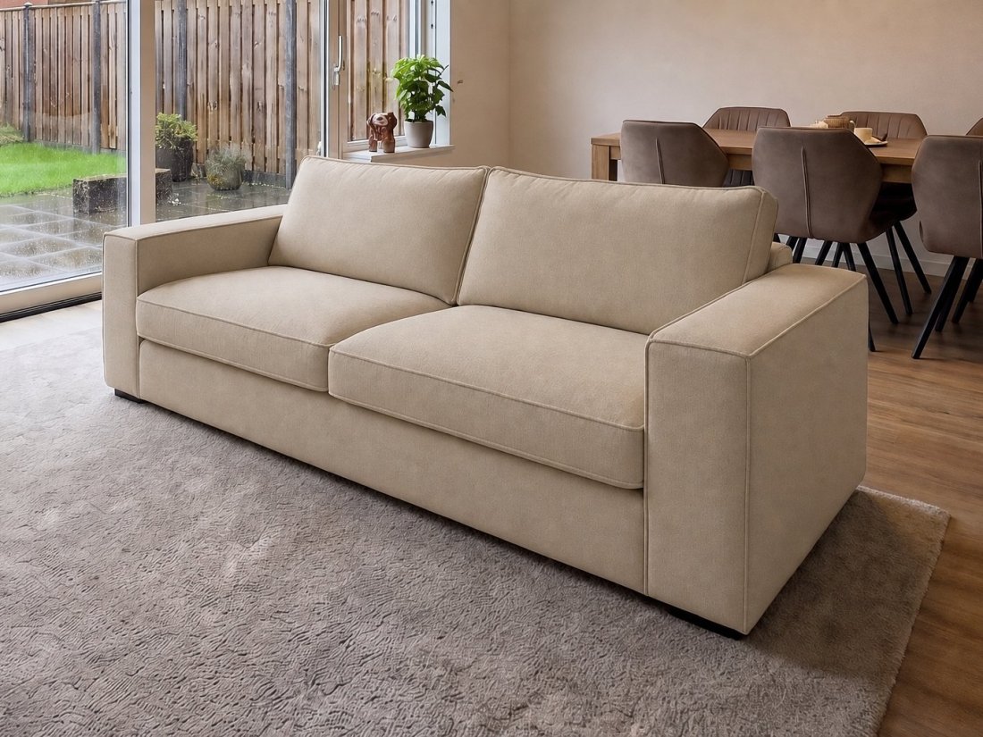 Blaricum 2.5 Zits in beige – kleurimpressie – A-meubel
