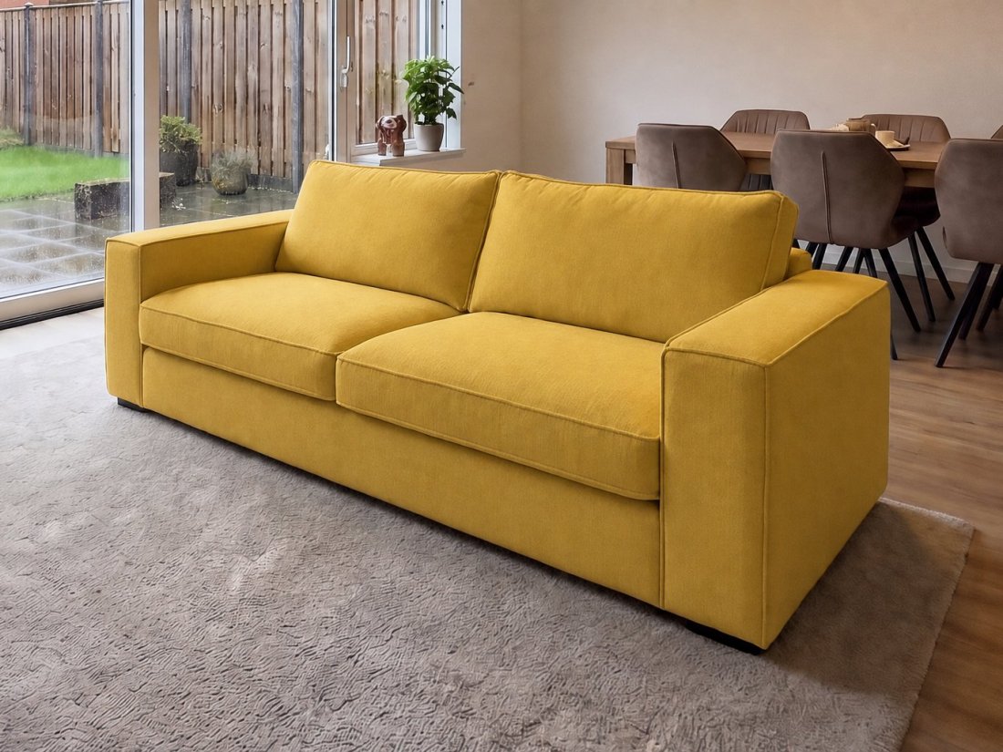 Blaricum 2.5 Zits in geel – kleurimpressie – A-meubel