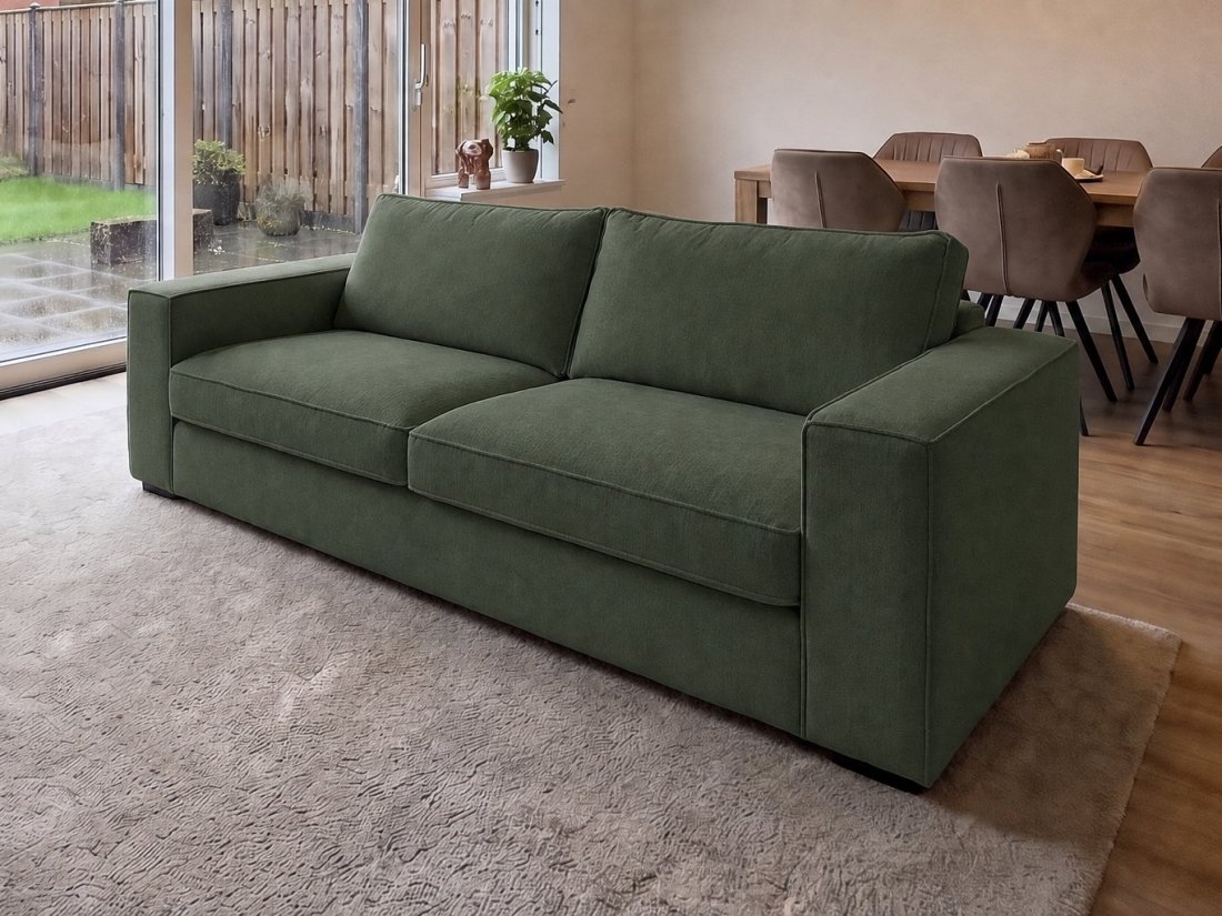 Blaricum 2.5 Zits in groen – kleurimpressie – A-meubel