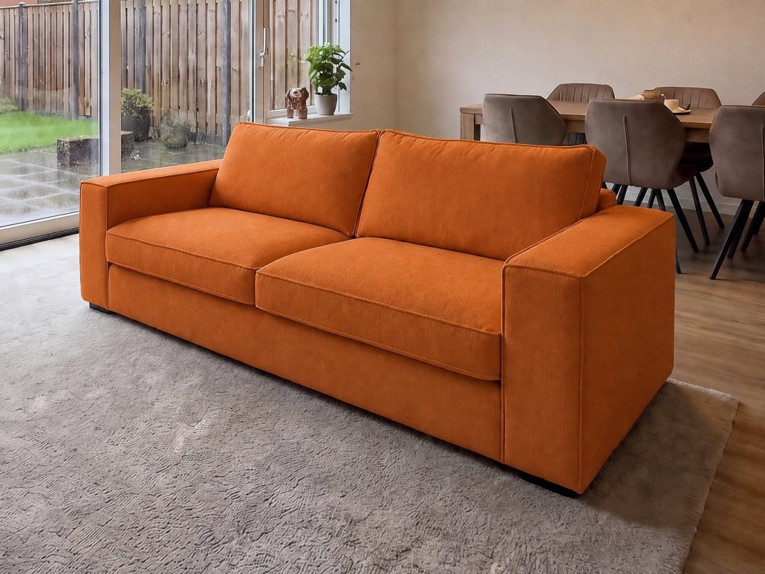 Blaricum 2.5 Zits in oranje – kleurimpressie – A-meubel