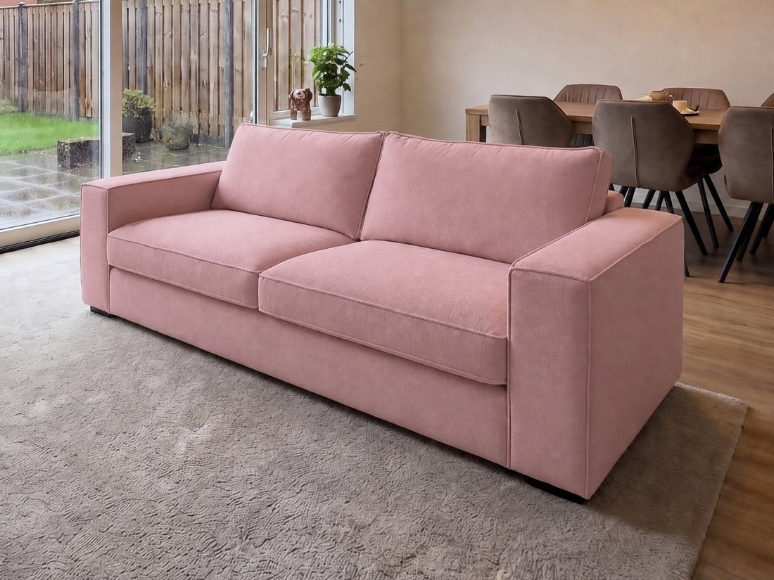 Blaricum 2.5 Zits in roze – kleurimpressie – A-meubel