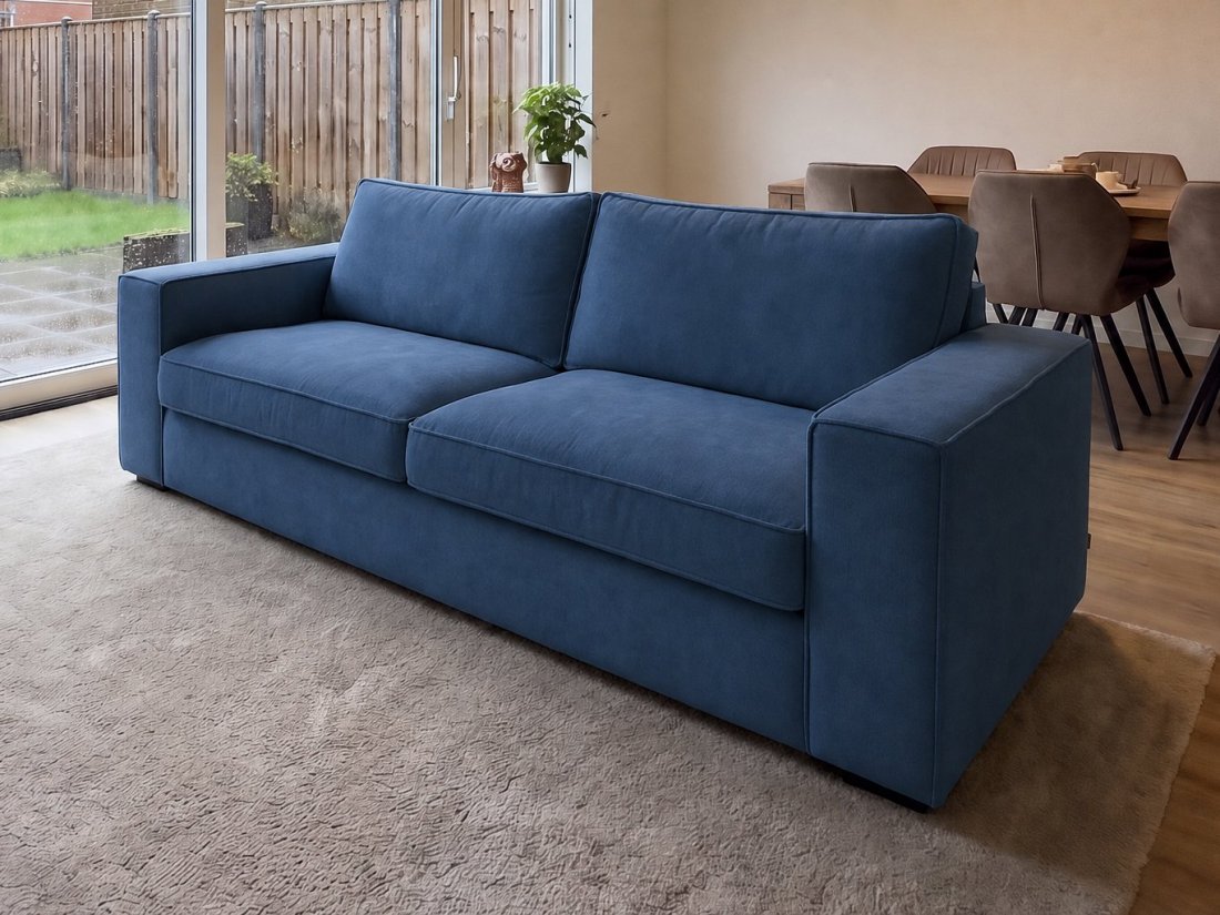 Blaricum 2 Zits in blauw – kleurimpressie – A-meubel