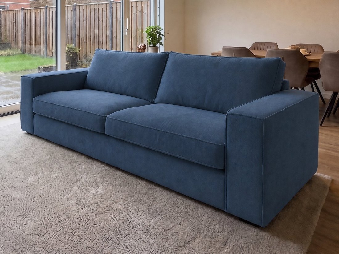 Blaricum 3 Zits in blauw – kleurimpressie – A-meubel