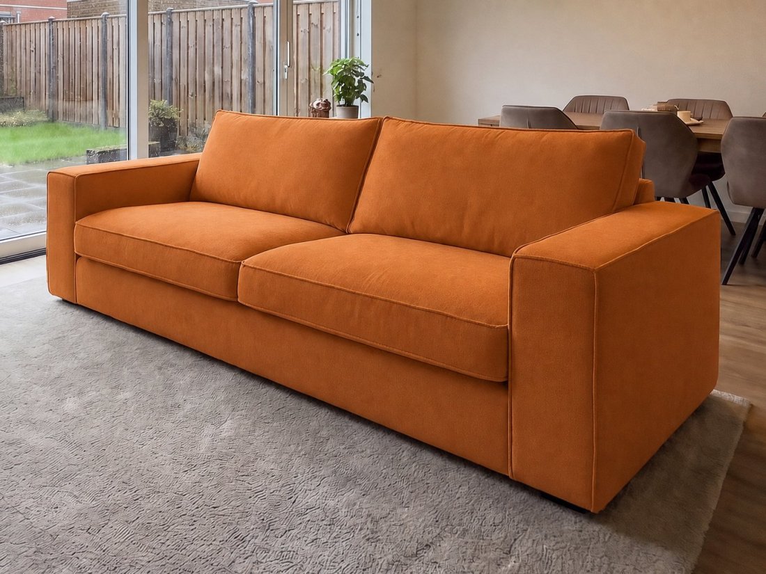 Blaricum 3 Zits in oranje – kleurimpressie – A-meubel