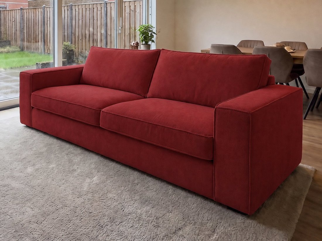 Blaricum 3 Zits in rood – kleurimpressie – A-meubel