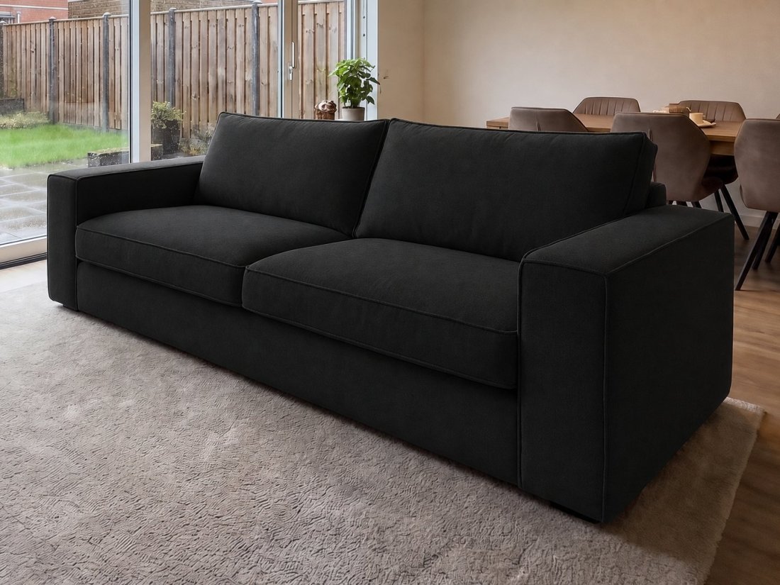 Blaricum 3 Zits in zwart – kleurimpressie – A-meubel