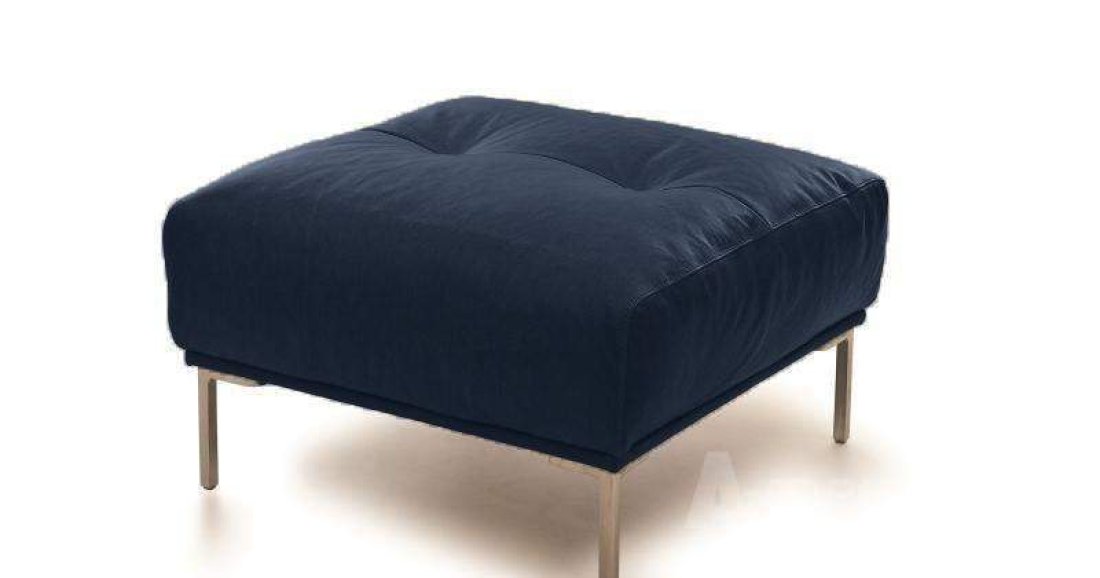 Bern Hocker 70x70cm Blauw – A-meubel