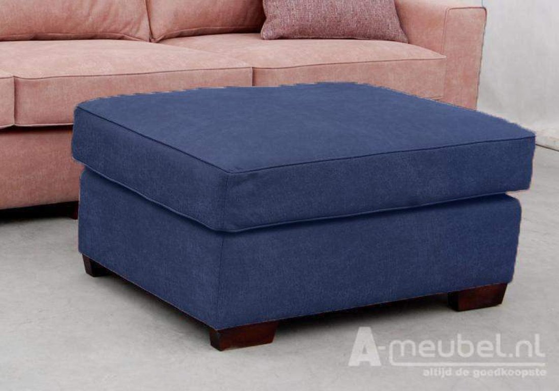 Venlo Hocker Groot Blauw – A-meubel