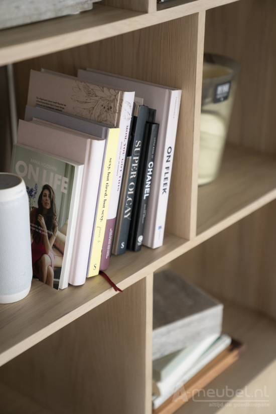 Boekenkast Harvey - Naturel - 96132 90cm – foto 7 – A-meubel