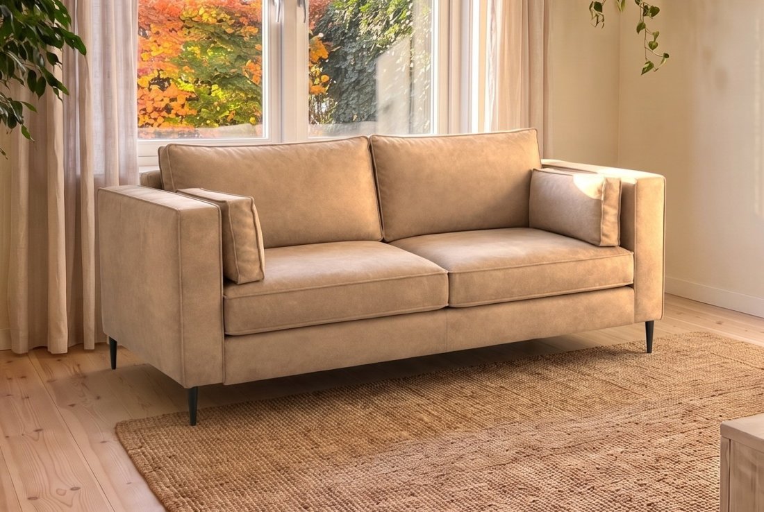 2 zits bank Borne 2 Zits in beige – A-meubel