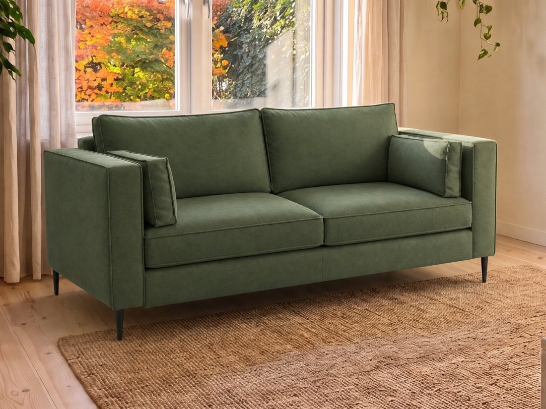 Borne 2 Zits in groen – kleurimpressie – A-meubel