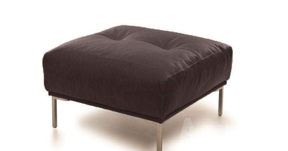 Bern Hocker 70x70cm Bruin – A-meubel