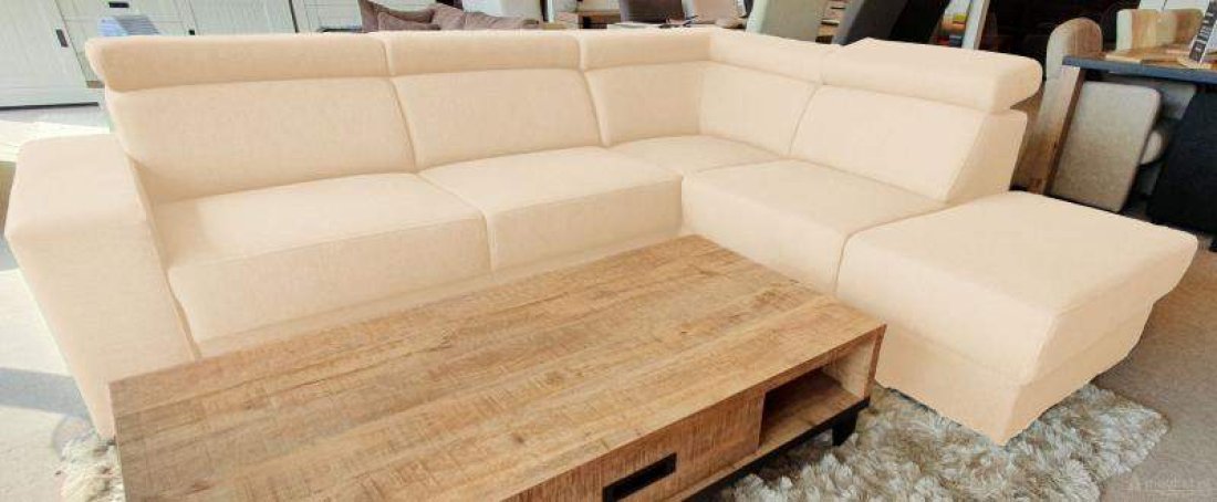Raalte Longchair Creme – A-meubel