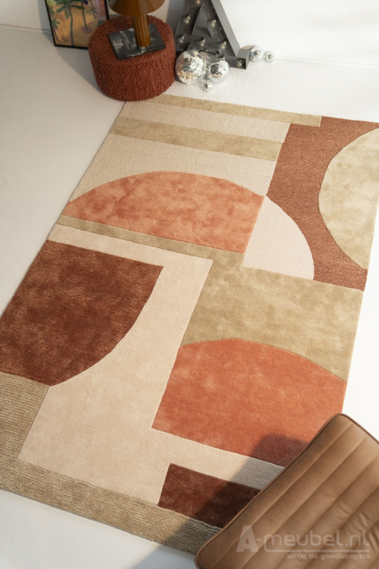 Carpet Kazi 190x290cm - Terracotta - 240038 – foto 2 – A-meubel