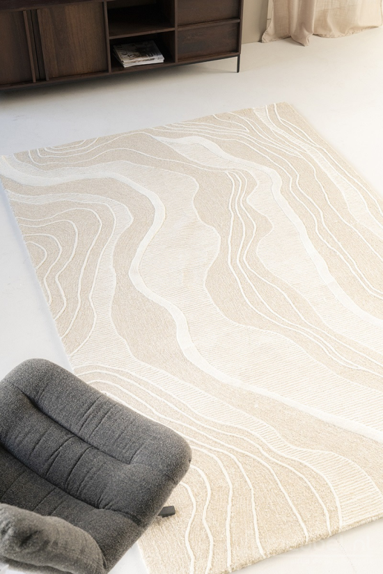 Carpet Soil 190x290cm - Beige - 230282 – foto 3 – A-meubel