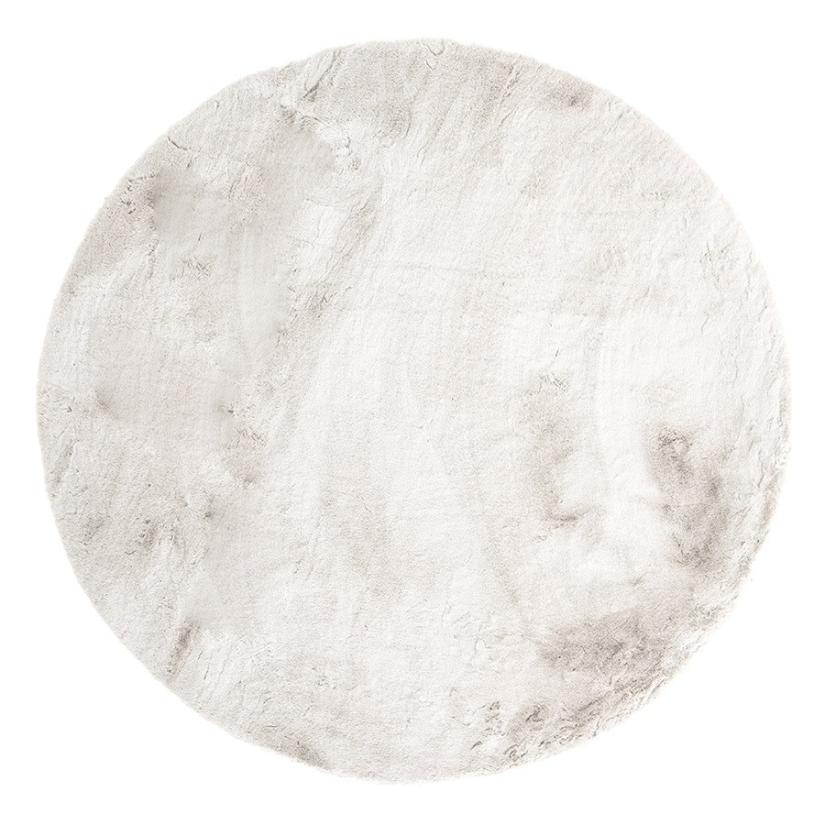 Carpet Zena Round - 200x200cm - Beige - 221647 – A-meubel