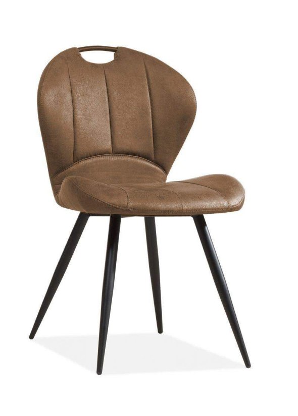 Stoel Miracle – cognac eetkamerstoel – A-meubel
