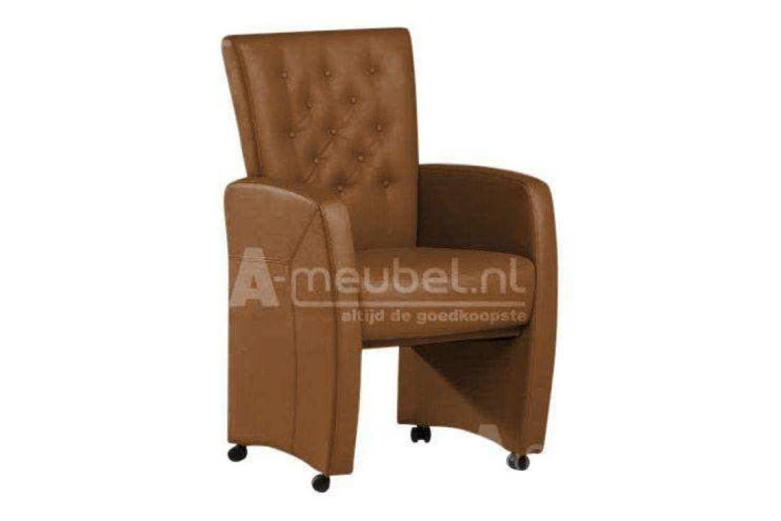 Stoel Carina – wit eetkamerstoel – A-meubel