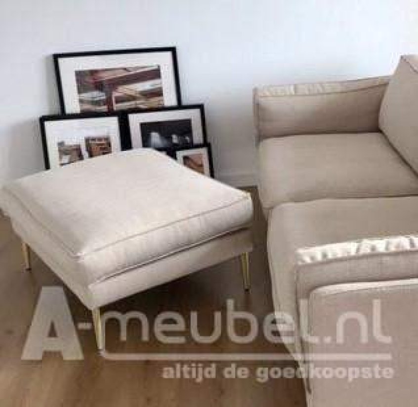 Alverna Hocker Creme – A-meubel