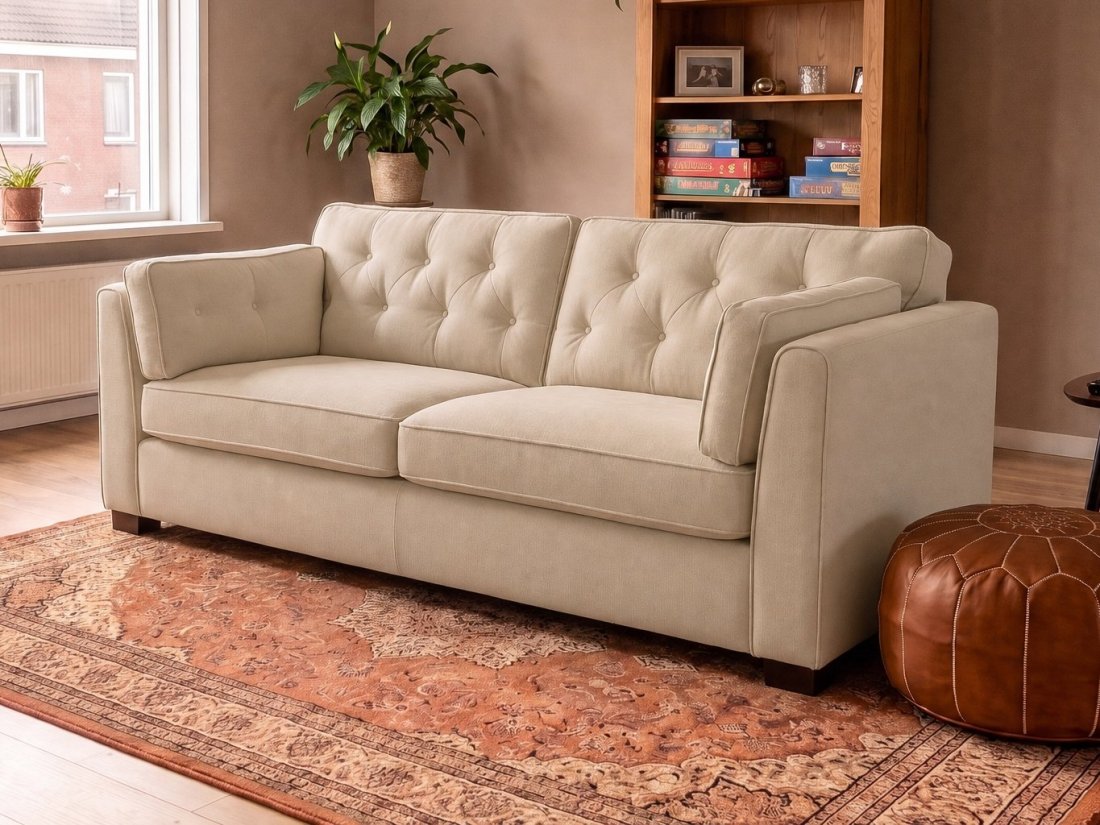 Dordrecht 2.5 Zits in beige – kleurimpressie – A-meubel