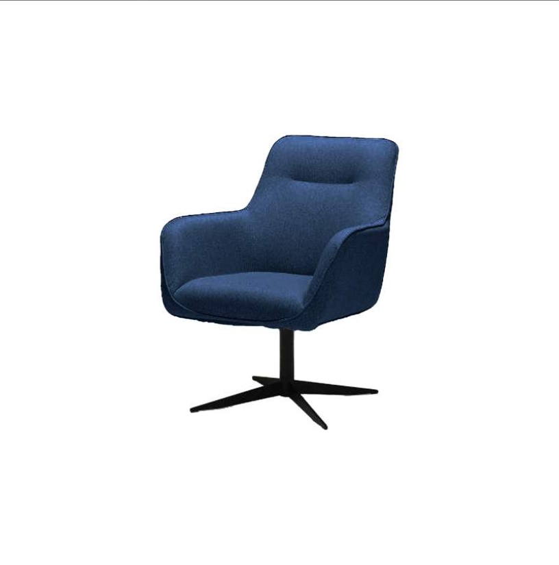 Draaifauteuil Rex – wit fauteuil – A-meubel