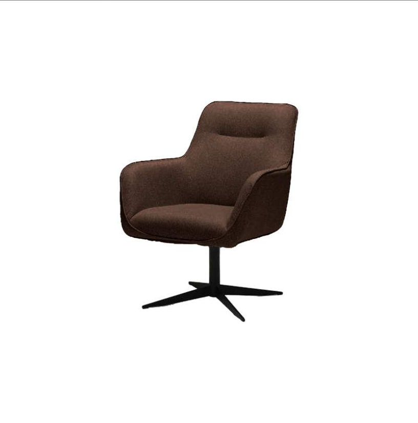 Draaifauteuil Rex – wit fauteuil – A-meubel