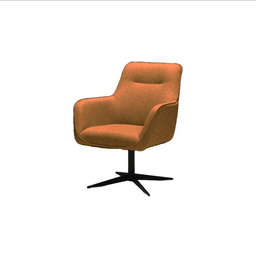 Draaifauteuil Rex – wit fauteuil – A-meubel