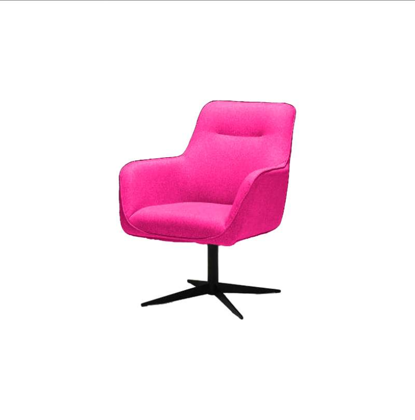Draaifauteuil Rex – wit fauteuil – A-meubel