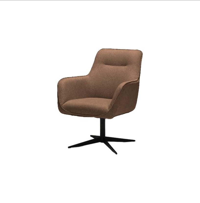 Draaifauteuil Rex – wit fauteuil – A-meubel