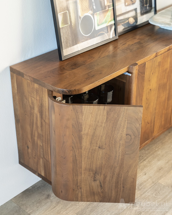 Dressoir Julian 4-deurs - Bruin - 95909 170cm – foto 6 – A-meubel