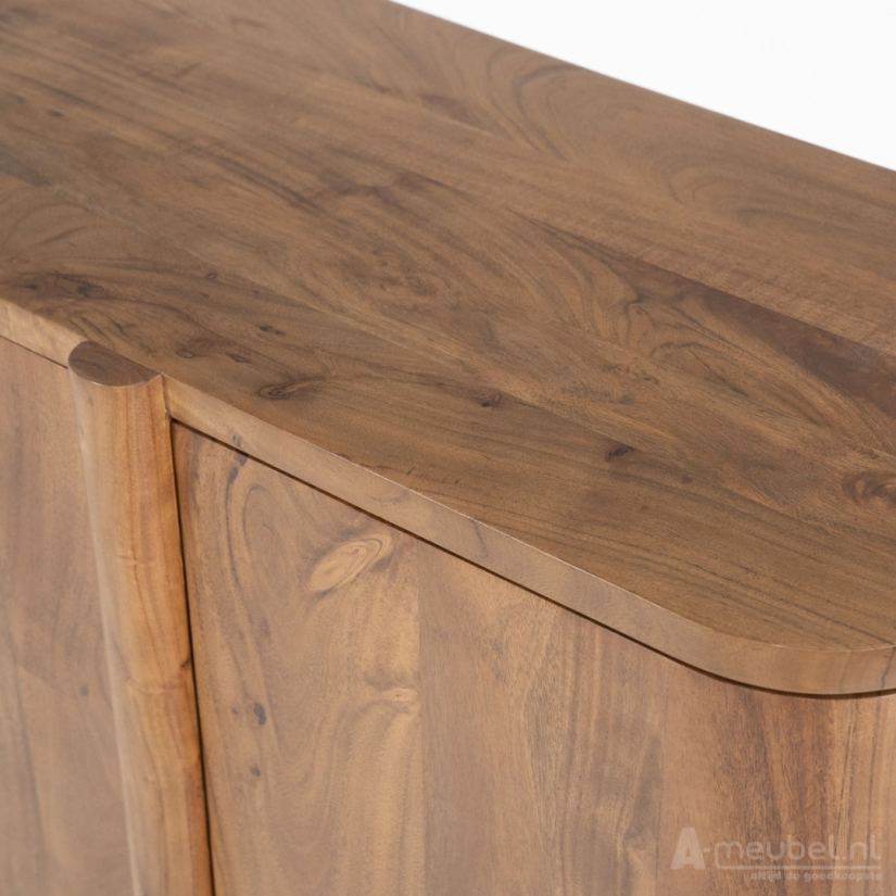 Dressoir Julian 4-deurs - Bruin - 95909 170cm – foto 10 – A-meubel