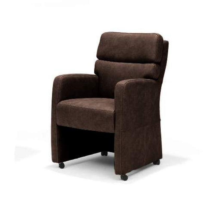 Armstoel Comfy – wit eetkamerstoel – A-meubel