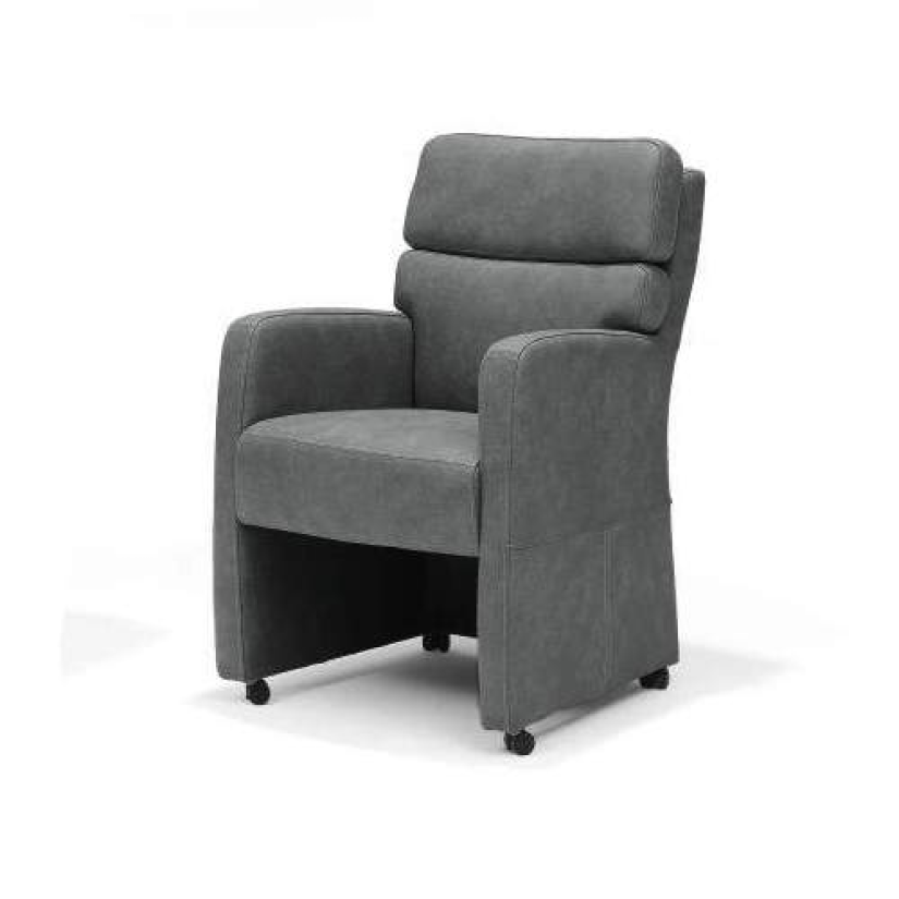 Armstoel Comfy – wit eetkamerstoel – A-meubel