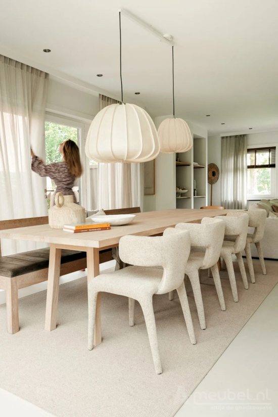 Eetkamerstoel Dave - Taupe Porto - 96101 52cm – foto 9 – A-meubel