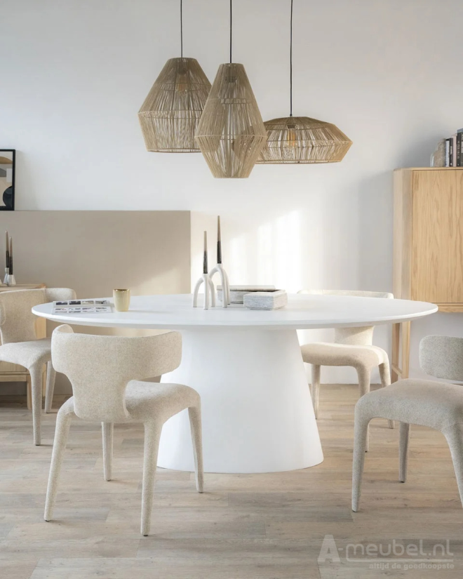 Eetkamerstoel Dave - Taupe Porto - 96101 52cm – foto 6 – A-meubel