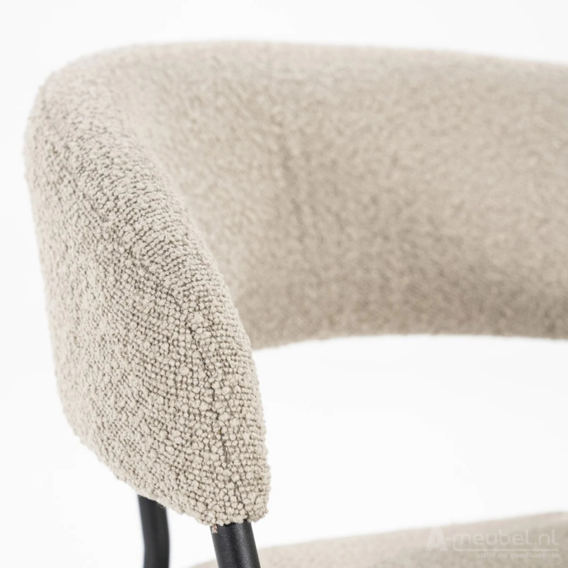 Eetkamerstoel Luka - Taupe Copenhagen - 95790 57cm – foto 6 – A-meubel