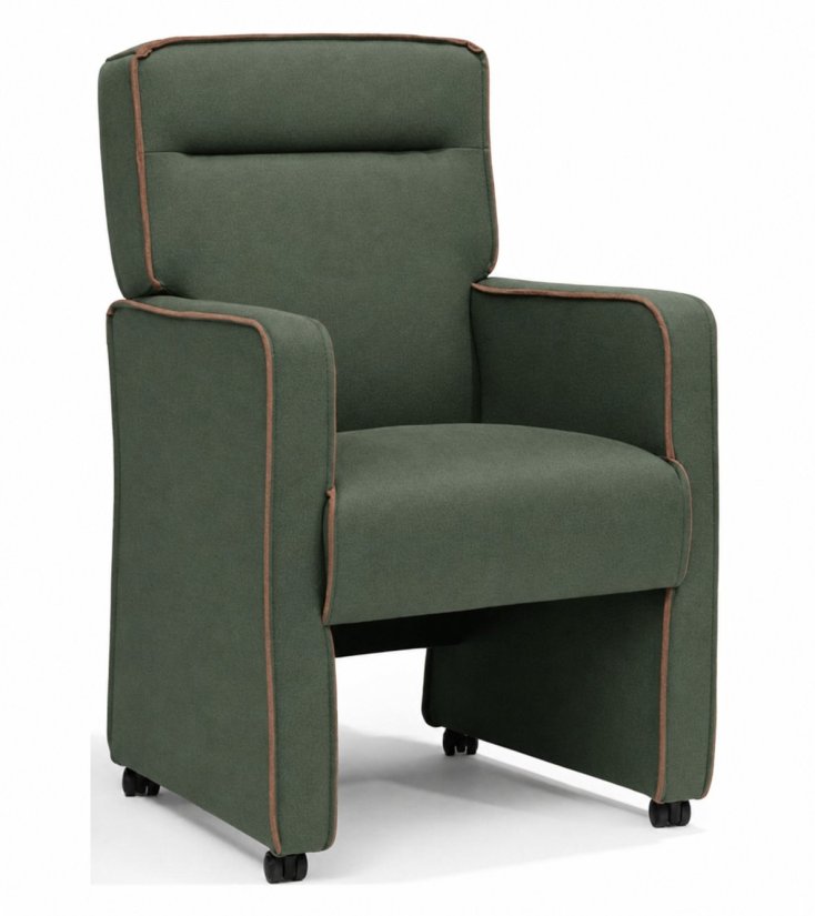 Eetkamerstoel Maine in groen – kleurimpressie – A-meubel
