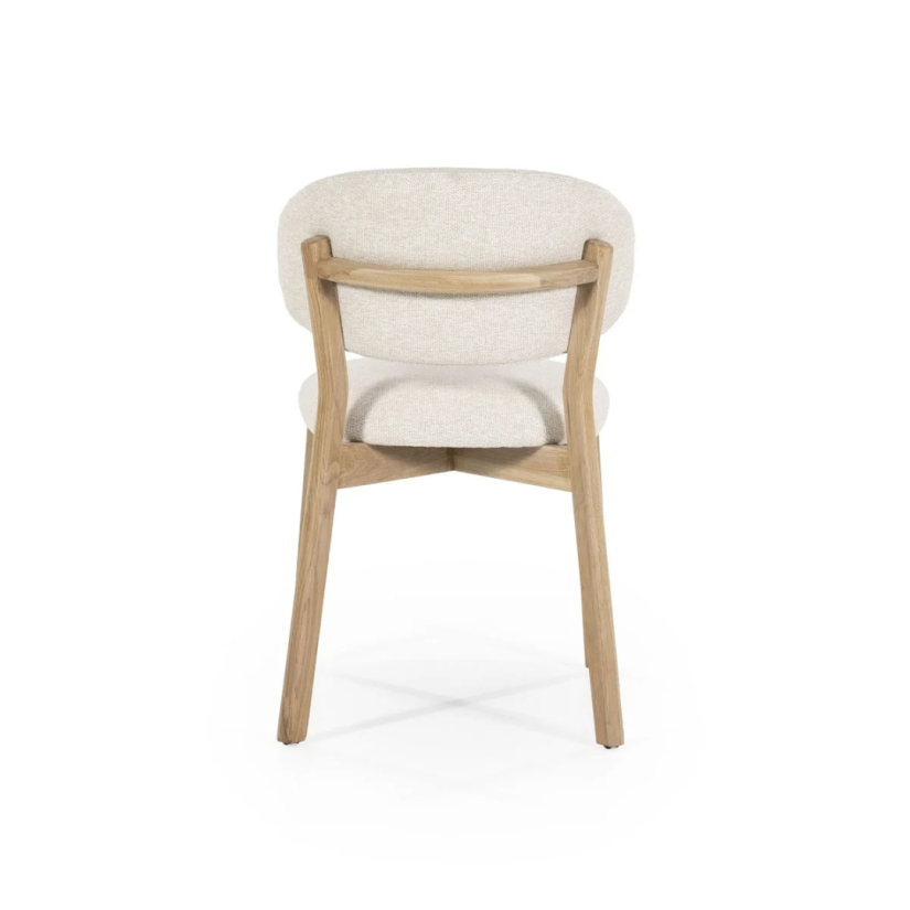 Eetkamerstoel Mikky Naturel hout - Beige Moon - 96174 51cm – foto 3 – A-meubel