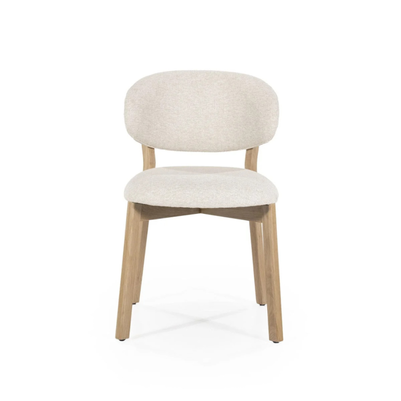 Eetkamerstoel Mikky Naturel hout - Beige Moon - 96174 51cm – foto 4 – A-meubel