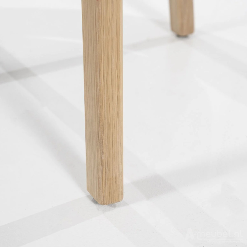Eetkamerstoel Mikky Naturel hout - Taupe Moon - 96175 51cm – foto 10 – A-meubel